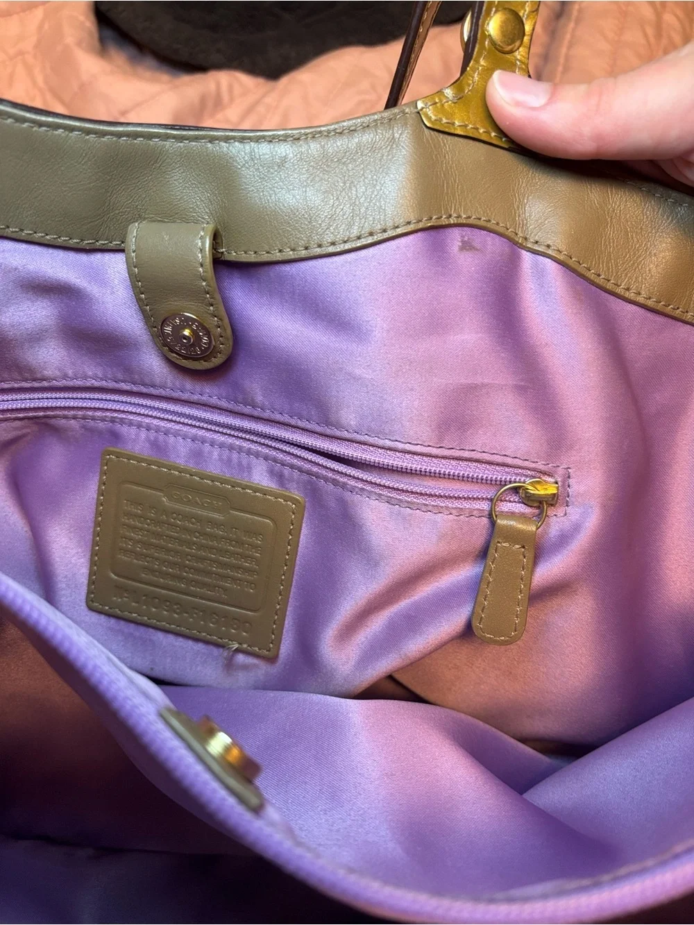 Coach Carly Patchwork Tote Bag - Picture 11 of 16